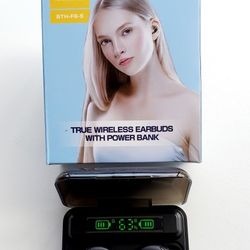 New Waterproof Bluetooth Earbuds  + Power Bank