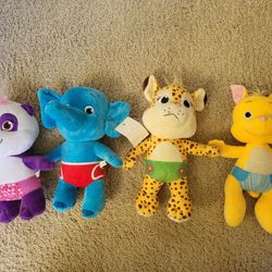 Word Party Animals Plush Lot