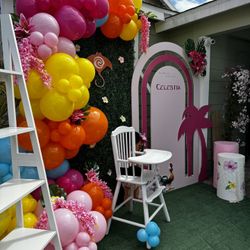 Baby Moana Birthday Balloons