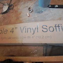 4-in White Vinyl Soffit