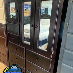 Cherry XL closet Wardrobe Pinewood New Ropero