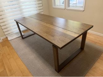 Modern Wood Dining Table from IKEA - MÖRBYLÅNGA 6 Seater