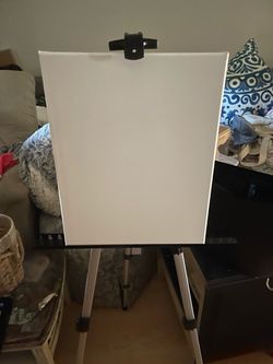 Adjustable Art Easel with Canvas