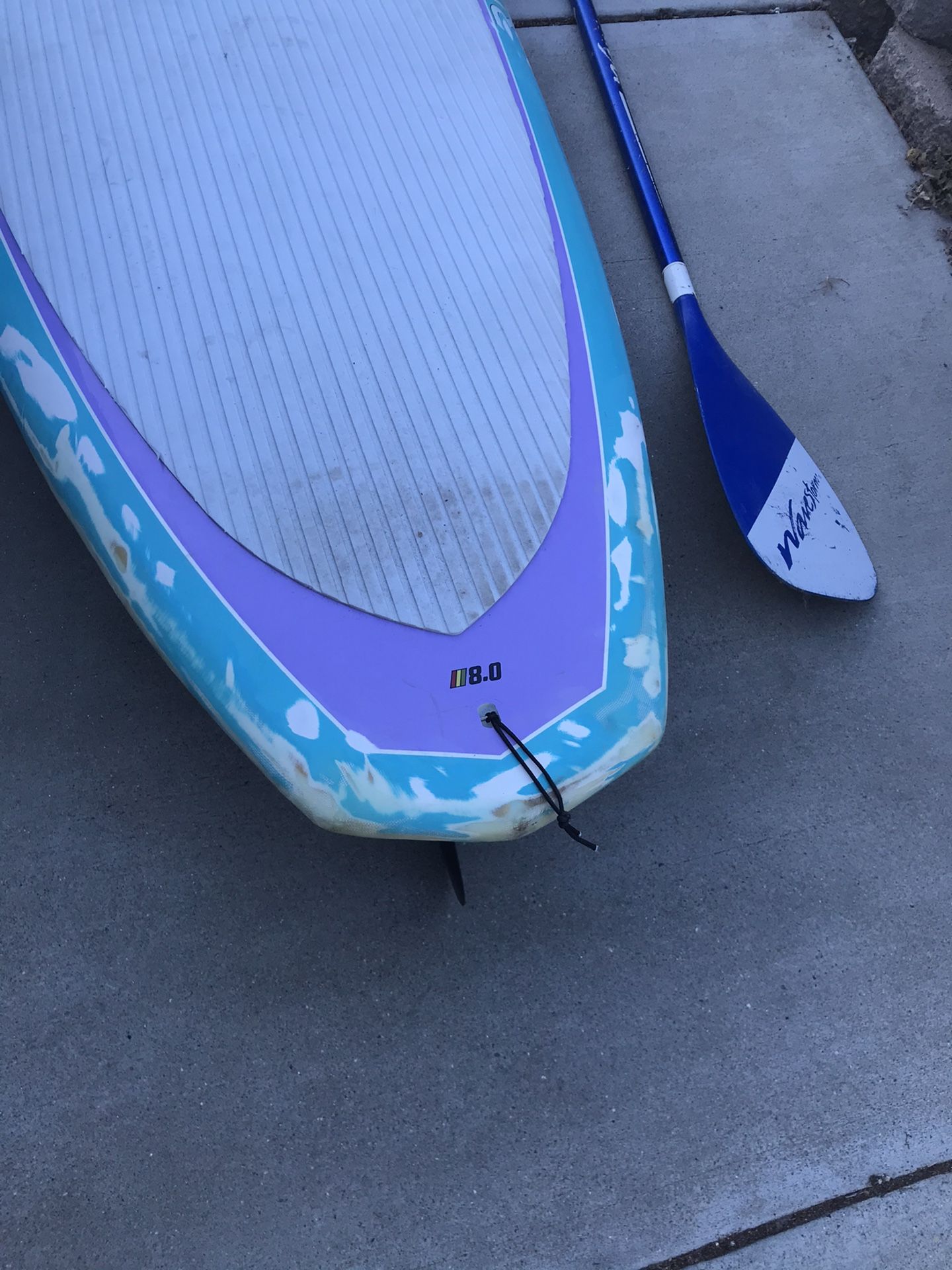 Stand Up Paddle SUP Board 8 Ft with Paddle for Sale in Chula Vista, CA