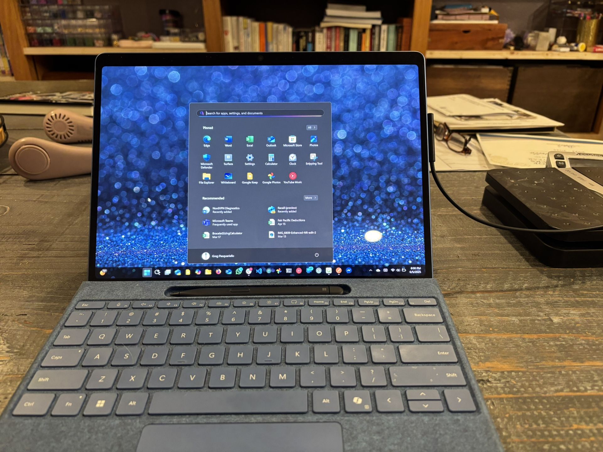 Microsoft Surface Pro 11 With Keyboard and stylus