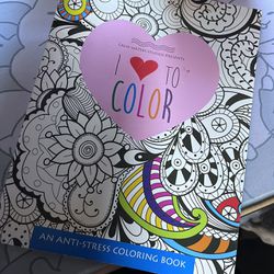 I ❤️ to color - Anti-Stress coloring book 