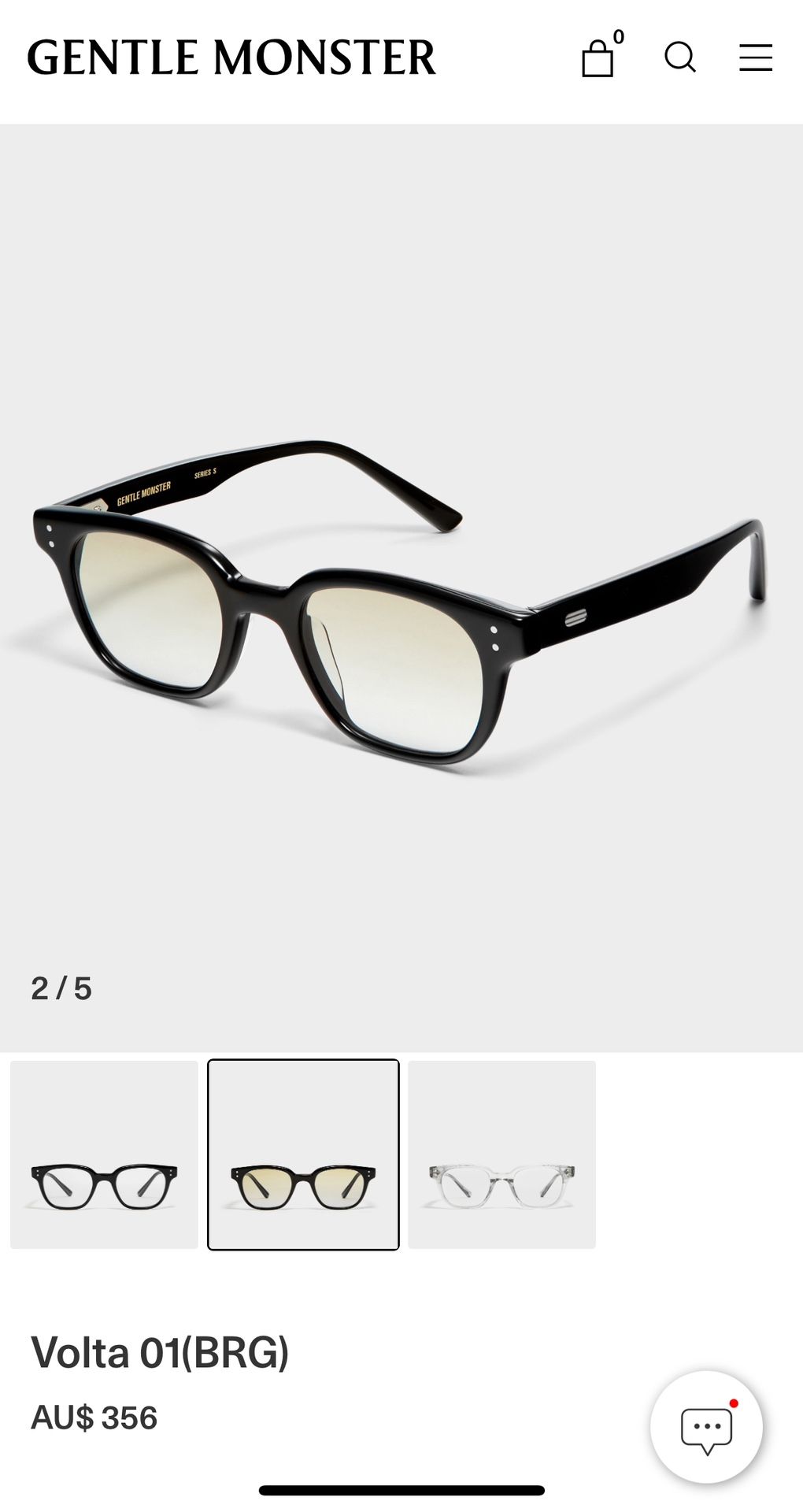 Gentle Monster Volta 01 (BRG) Tinted Glasses