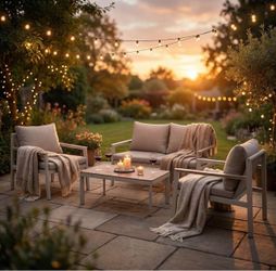 Outdoor 4-piece patio set