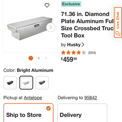 Husky truck tool box