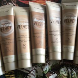 New Maybelline Dream Velvet Matte Foundations 
