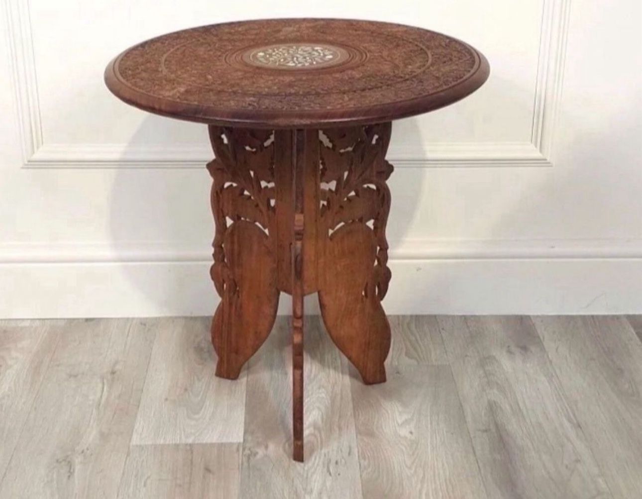 Table, Side Table, Moroccan Table, Hand Carved Moving