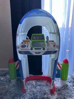 Toy Story Disney 4 Buzz Lightyear Star Command Center with Lights & Sounds