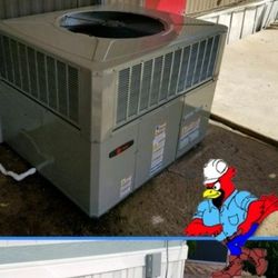 Split System Heat Pump Air Conditioner Gas Furnace Condenser