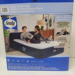 Sealy Queen Air Mattress- Perfect Condition- Used Once 