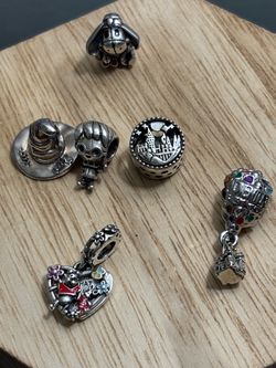 Sterling Character Charm/Pendant Lot