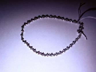 18KWG Diamond Bracelet 8”