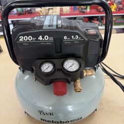 Metabo 6 Gallon 200 Psi 4.0 CFM Air Compressor