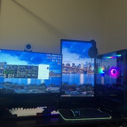 1440p 170hz Gaming and streaming setup Intel A770 Gpu 12600kf