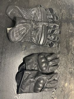 Leather Motorcycle Gloves