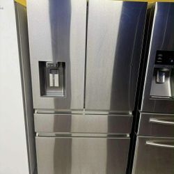 SAMSUNG REFRIGERATOR 4 DOORS STAINLESS STEEL ON SALE ✅$650✅ FREE DELIVERY AND INSTALLATION 