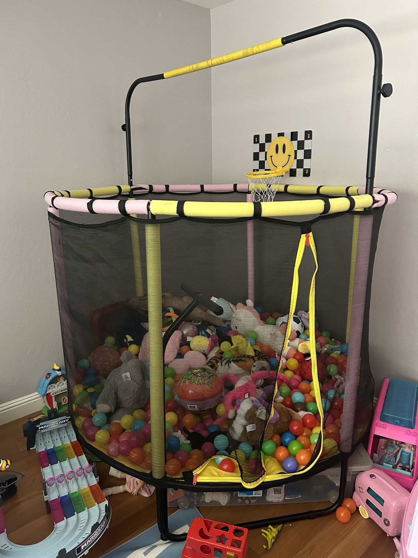 Kid Trampoline W/balls & Extra Balls $75 OBO