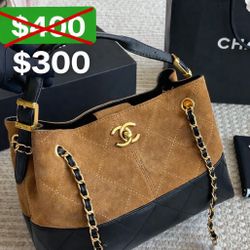 CC Gabrielle hobo Bag Brown/Black ( WANT GONE IMMEDIATELY)