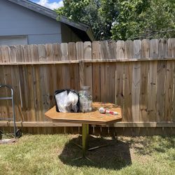 Table and Chairs, w/ Movie Night