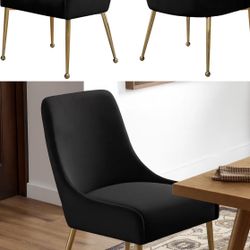 4 Black Dining Chairs Used