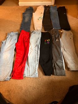 Boys size 6 thur 8 mostly brand name