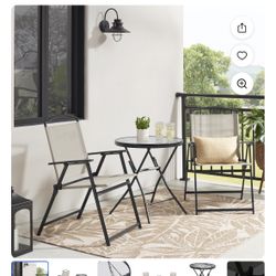 Bistro Set 3 Piece 