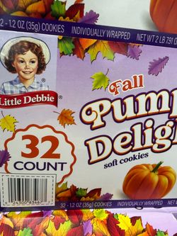 Little Debbie Fall Pumpkin Delight Soft Cookies 32 Count