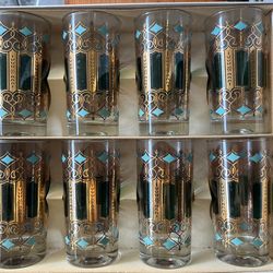 vintage Anchor Hocking glass tumblers