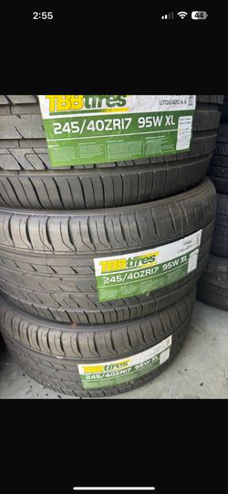 245/40/17 New Tires/mobile Install