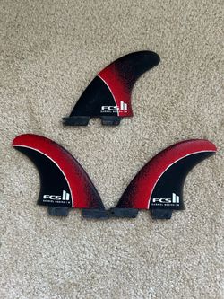 Gabriel Medina FCS 2 aircore surfboard fins, Medium