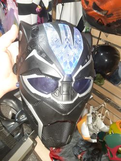 Black panther adult light up mask