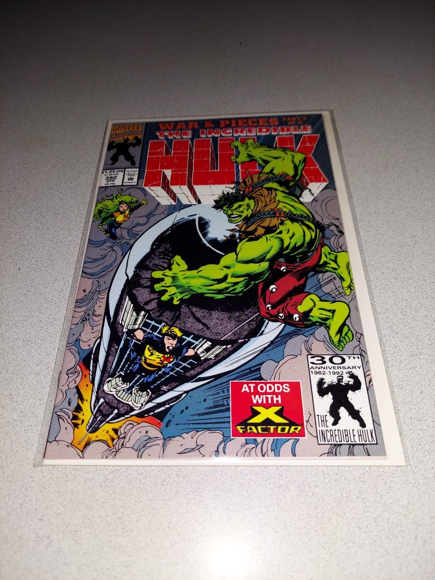 1992 THE INCREDIBLE HULK #392 COMIC BAGGED AND BOARDED