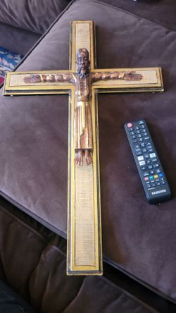 Crucifixion wooden Gold