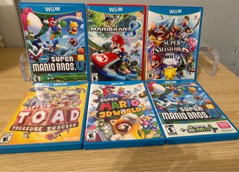 Nintendo Wii U Games Bundle - 6 Games