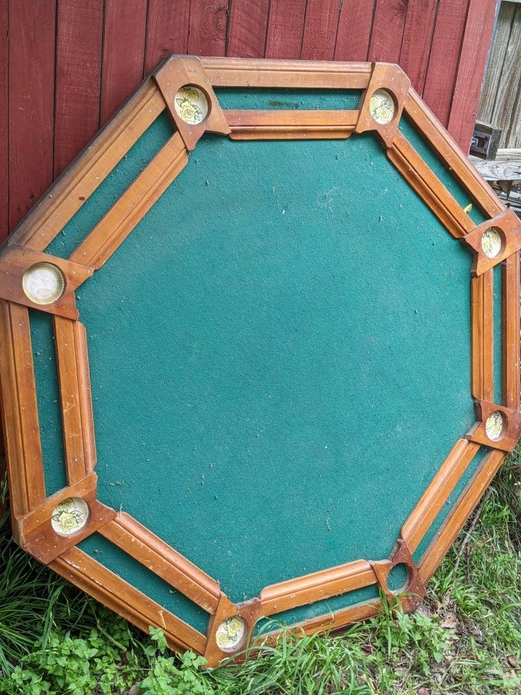 Vintage Folding Poker Table