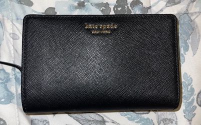 Kate Spade Black Saffiano Leather Wallet