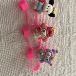 Hello Kitty Straw Toppers