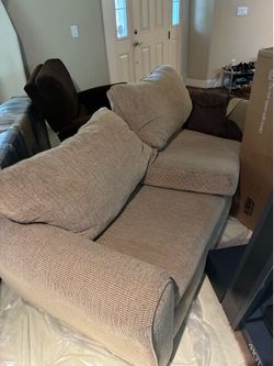 Clean fabric sofa