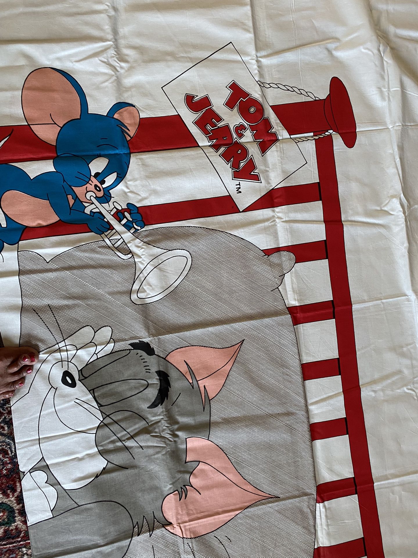 Tom & Jerry Bed Sheet 57”X86”