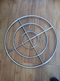 Outdoor fire pit ring