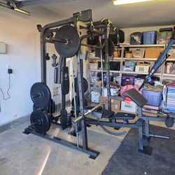 Smith Machine 2001 | Multi-Use Adj Bench | Gym Equipment | Fitness | Squat Rack | Excercise |🔴WEIGHTS AND BARBELL SOLD SEPARATELY 🔴 FREE DELIVERY 🚚