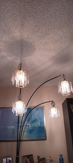 Vintage Floor Lamp With 4 Light