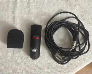 Focusrite Scarlett Studio CM25 MkII Condenser Mic Set w/ Low-Noise XLR Cable