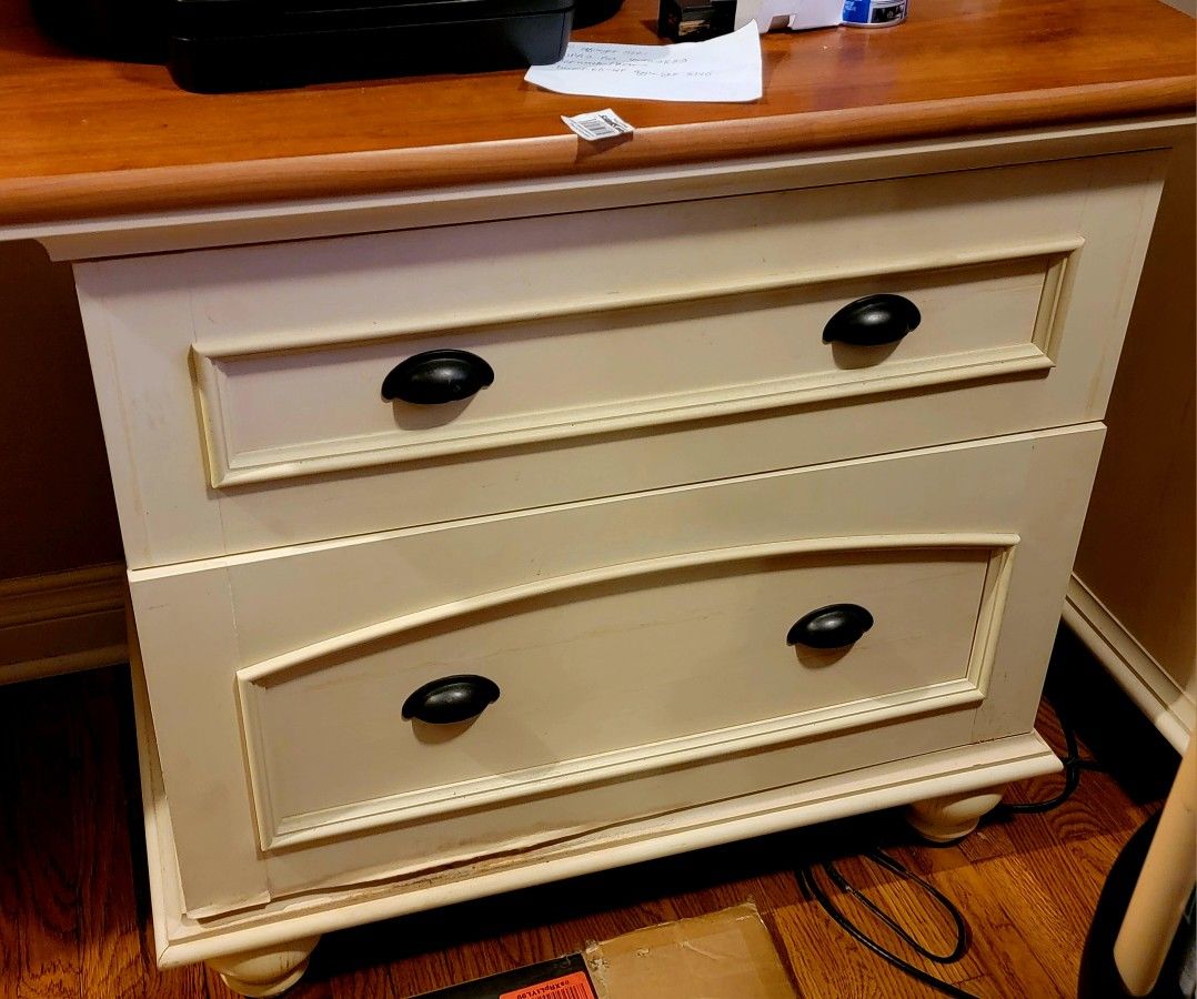 2 Drawer File Drawer /Printer Table (part Of 4 Piece home Office Ensemble)