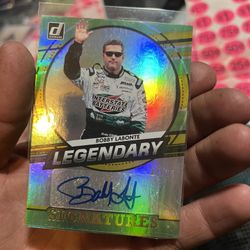2022 Panini Donruss NASCAR Bobby Labonte Legendary Signatures Autograph trading card