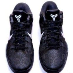 Nike KOBE 7 Black White Wolf Grey Size 11.55